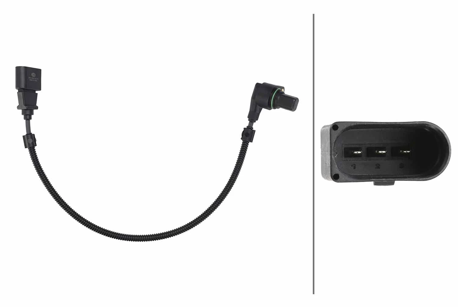 Capteur d'angle, vilebrequin HELLA 6PU 358 242-011