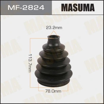 Jeu de joints-soufflets, arbre de commande MASUMA MF-2824