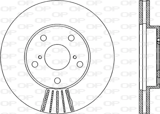 Disque de frein OPEN PARTS BDR1875.20