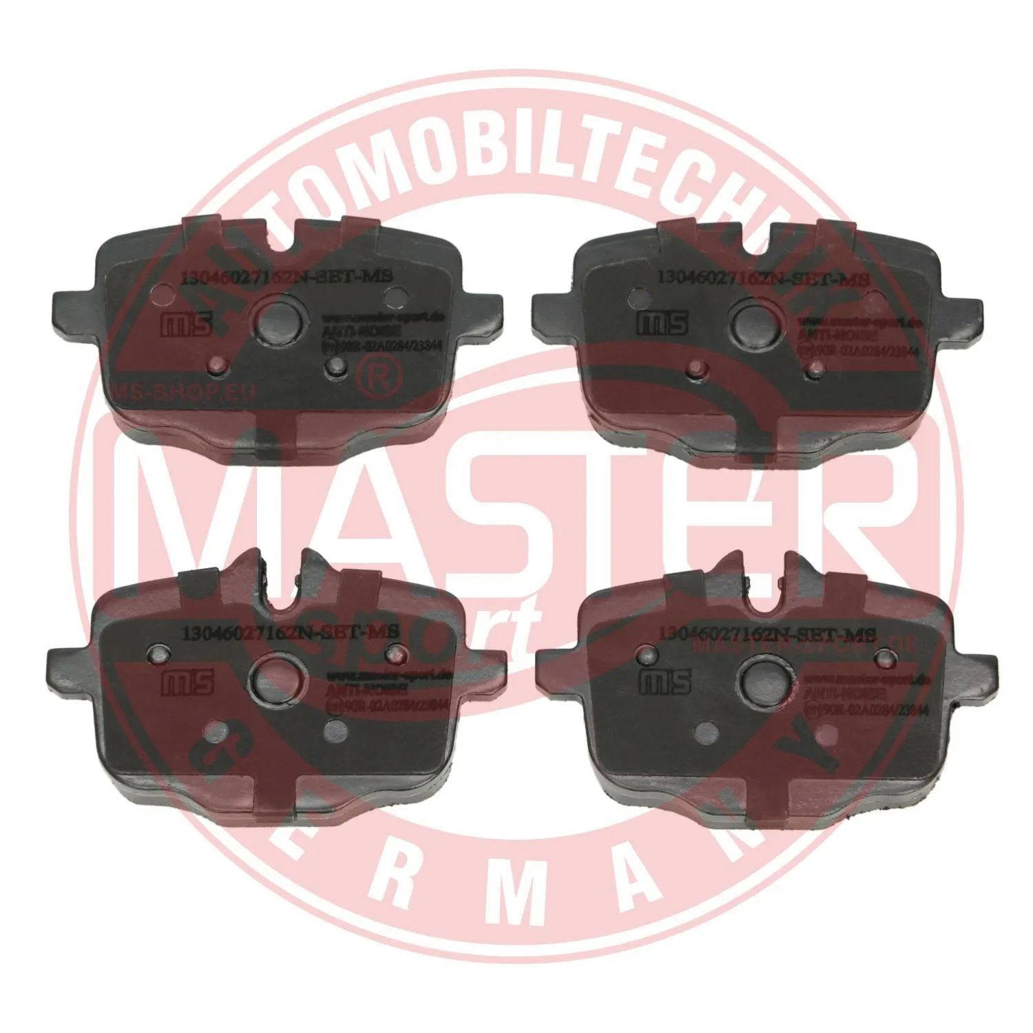 Kit de plaquettes de frein, frein à disque MASTER-SPORT GERMANY 13046027162N-SET-MS