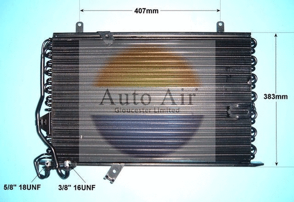Condenseur, climatisation AUTO AIR GLOUCESTER 16-6598