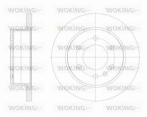 Disque de frein WOKING D62514.00