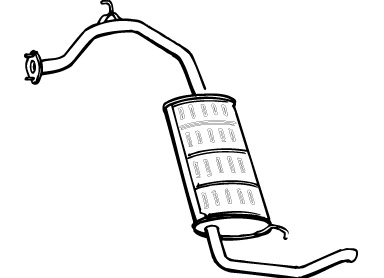 Silencieux arrière VEGAZ GmbH HOS-62