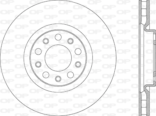 Disque de frein OPEN PARTS BDR2877.20