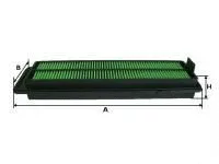 Filtre à air UNIFLUX FILTERS XA739