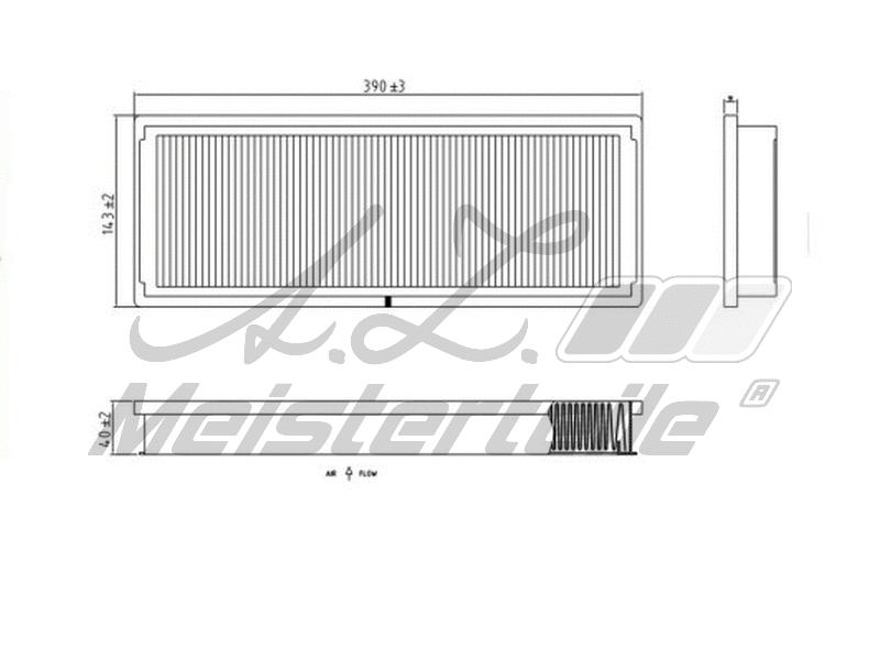 Filtre, air de l'habitacle A.Z. Meisterteile AZMT-41-010-1497