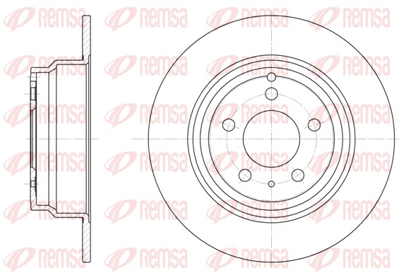 Disque de frein REMSA 6411.00