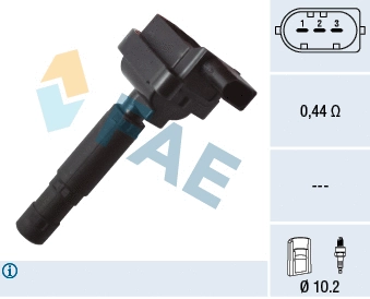 Bobine d'allumage FAE 80292