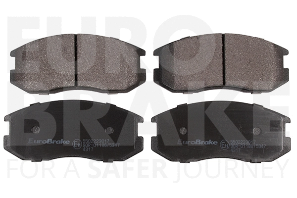 Kit de plaquettes de frein, frein à disque EUROBRAKE 5502223017