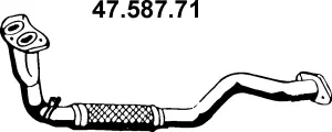Tuyau d'échappement EBERSPÄCHER 47.587.71