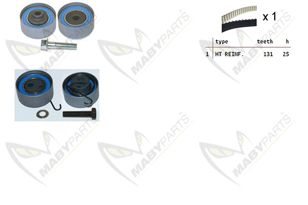 Kit de courroie crantée MABYPARTS OBK010069