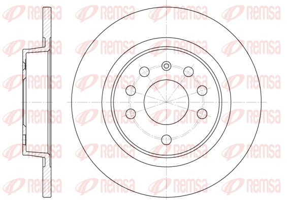 Disque de frein REMSA 6688.00