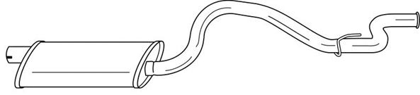Silencieux arrière SIGAM 26629