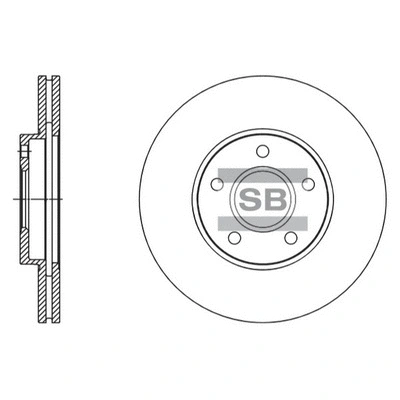 Disque de frein Hi-Q SD5305