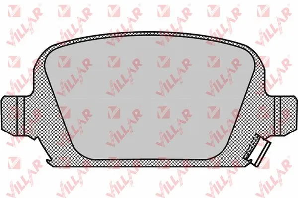 Kit de plaquettes de frein, frein à disque VILLAR 626.0998