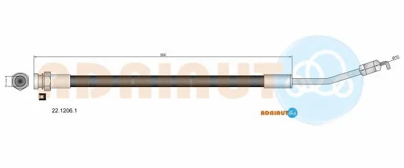 Flexible de frein ADRIAUTO 22.1206.1