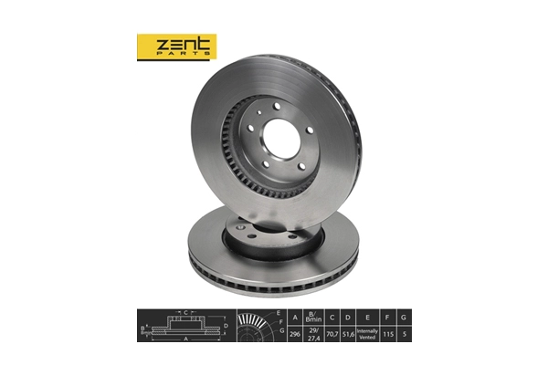 Disque de frein ZentParts Z06041