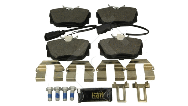 Kit de plaquettes de frein, frein à disque HART 252 325