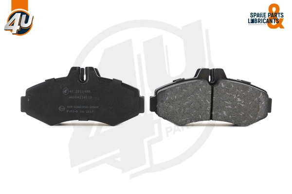 Kit de plaquettes de frein, frein à disque 4U Autoparts 22114MR