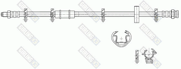 Flexible de frein GIRLING 9002217