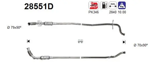 Catalyseur AS 28551D
