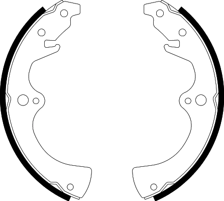 Jeu de mâchoires de frein PAGID H1009
