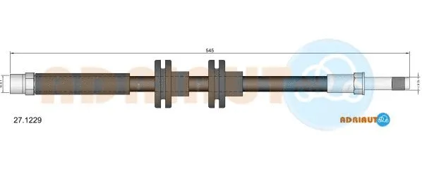 Flexible de frein ADRIAUTO 27.1229