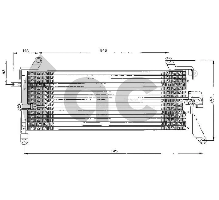 Condenseur, climatisation ACR 300296