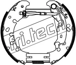 Jeu de mâchoires de frein fri.tech. 16381