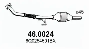 Catalyseur ASSO 46.0024
