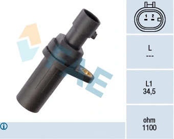 Capteur d'angle, vilebrequin FAE 79196