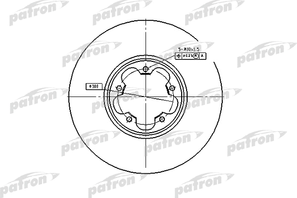 Disque de frein PATRON PBD4216