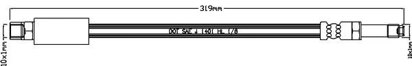 Flexible de frein JURATEK JBH1048