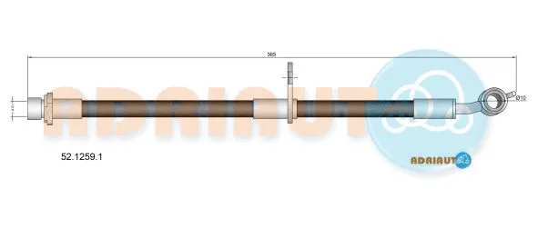 Flexible de frein ADRIAUTO 52.1259.1