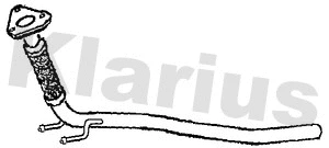 Tuyau d'échappement KLARIUS 130418