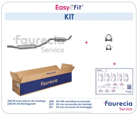 Silencieux central Faurecia FS37009