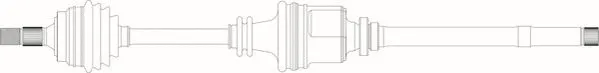 Arbre de transmission GENERAL RICAMBI PE3008
