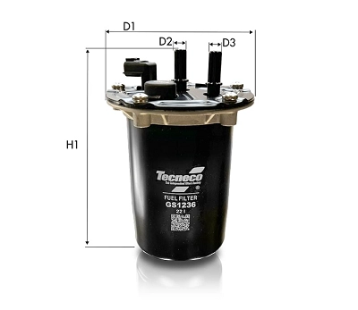 Filtre à carburant TECNECO FILTERS GS1236