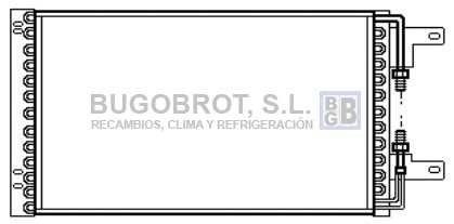 Condenseur, climatisation BUGOBROT 62-LC5062