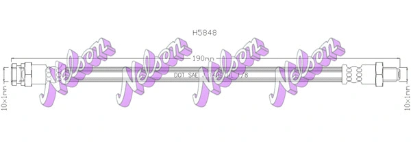 Flexible de frein KAWE H5848