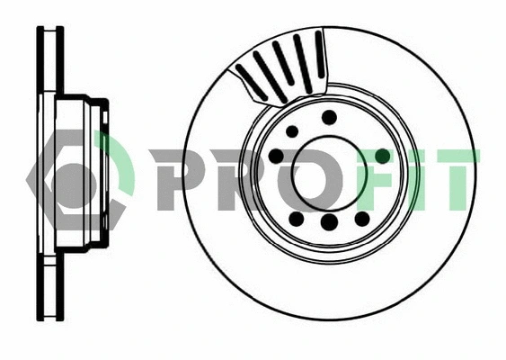 Disque de frein PROFIT 5010-0624