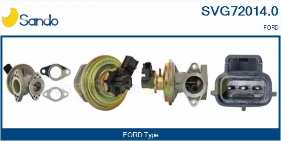 Vanne EGR SANDO SVG72014.0