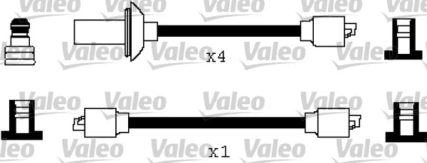 Kit de câbles d'allumage VALEO 346269