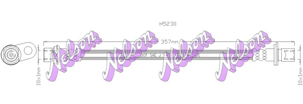 Flexible de frein KAWE H5230
