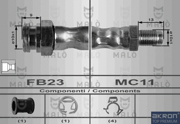 Flexible de frein AKRON-MALÒ 8355