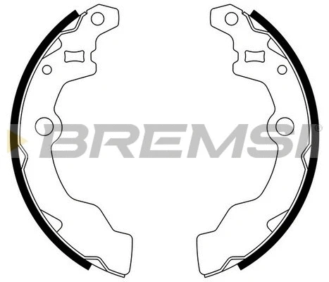 Jeu de mâchoires de frein BREMSI GF0882