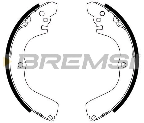 Jeu de mâchoires de frein BREMSI GF0827