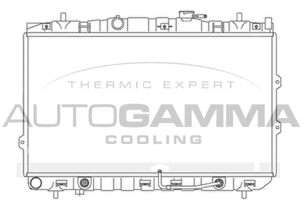 Radiateur, refroidissement du moteur AUTOGAMMA 104174