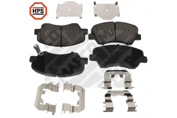 Kit de plaquettes de frein, frein à disque MAPCO 6619HPS