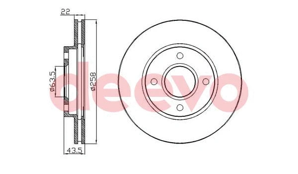 Disque de frein DEEVO BD34200